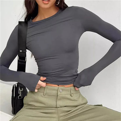 Essential Slim Fit Crop Tee