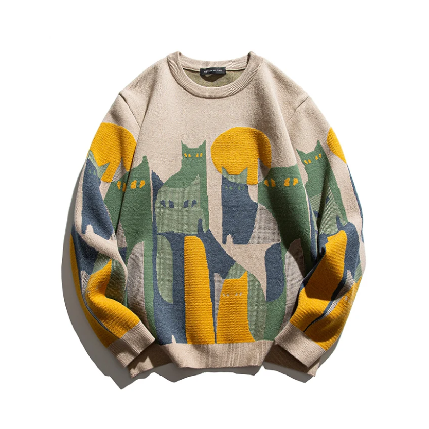 Milo | Unisex Cat Sweater