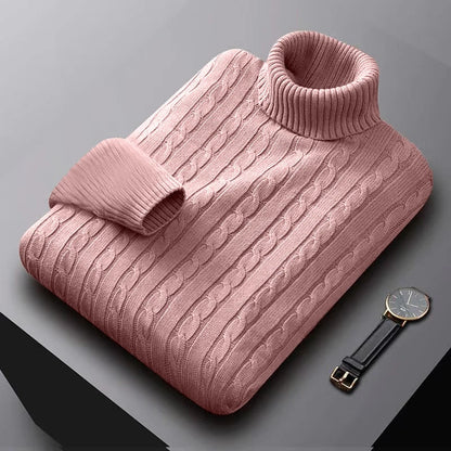 Classic Knitted Roll Neck Sweater